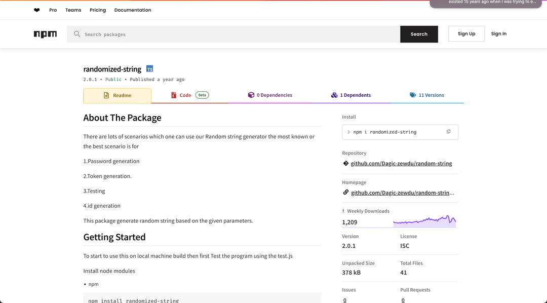 project-randomized-string